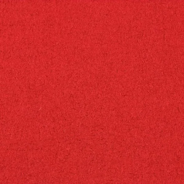 Timeless red boiled wool fabric