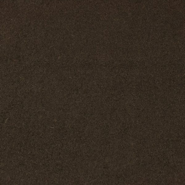 Tela intemporal de lana hervida marrón