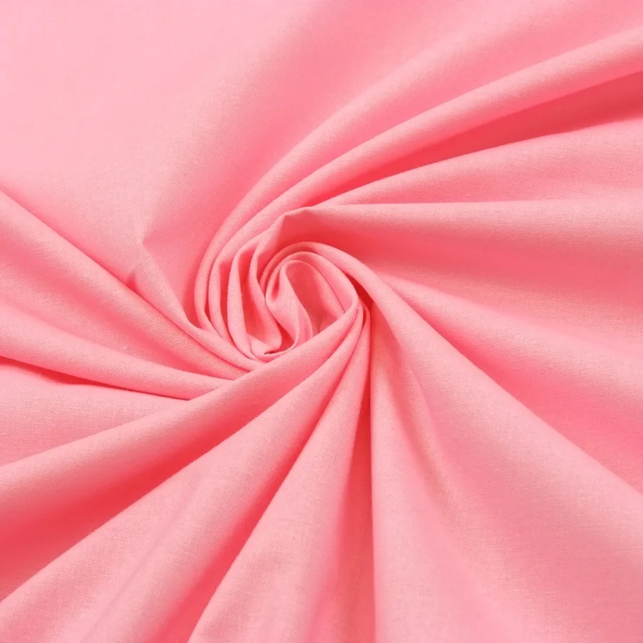 Tissu coton rose - Polyvalent et respirant