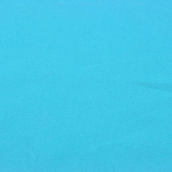 Tissu coton turquoise - Polyvalent et respirant