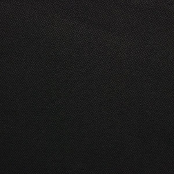 Tissu gabardine noir gratté - Confort et style élégant