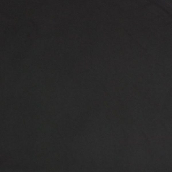 Coupon - Tissu gabardine sergé coton noir - Résistant et respirant