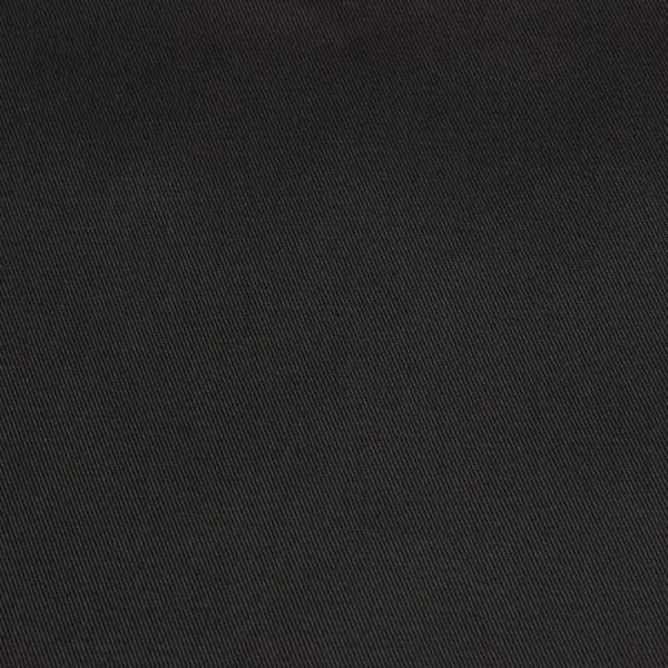 Coupon - Tissu gabardine texturé gris anthracite - 100% coton