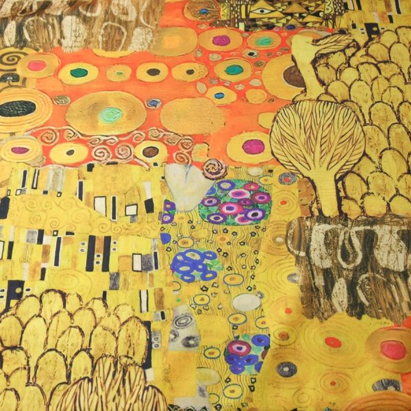 Tissu velours imprimé Klimt - Luxe pour ameublement