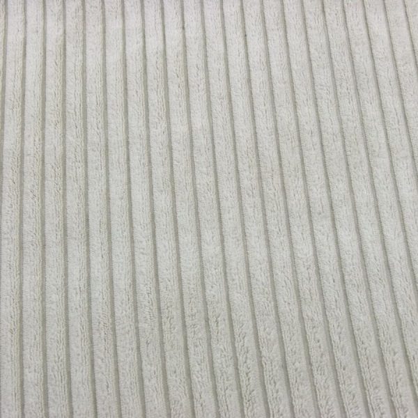 Tissu velours côtelé beige épais - Ameublement haut de gamme (1)