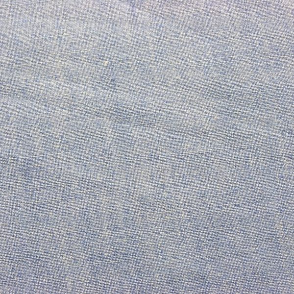 Tissu chambray coton bleu (1)