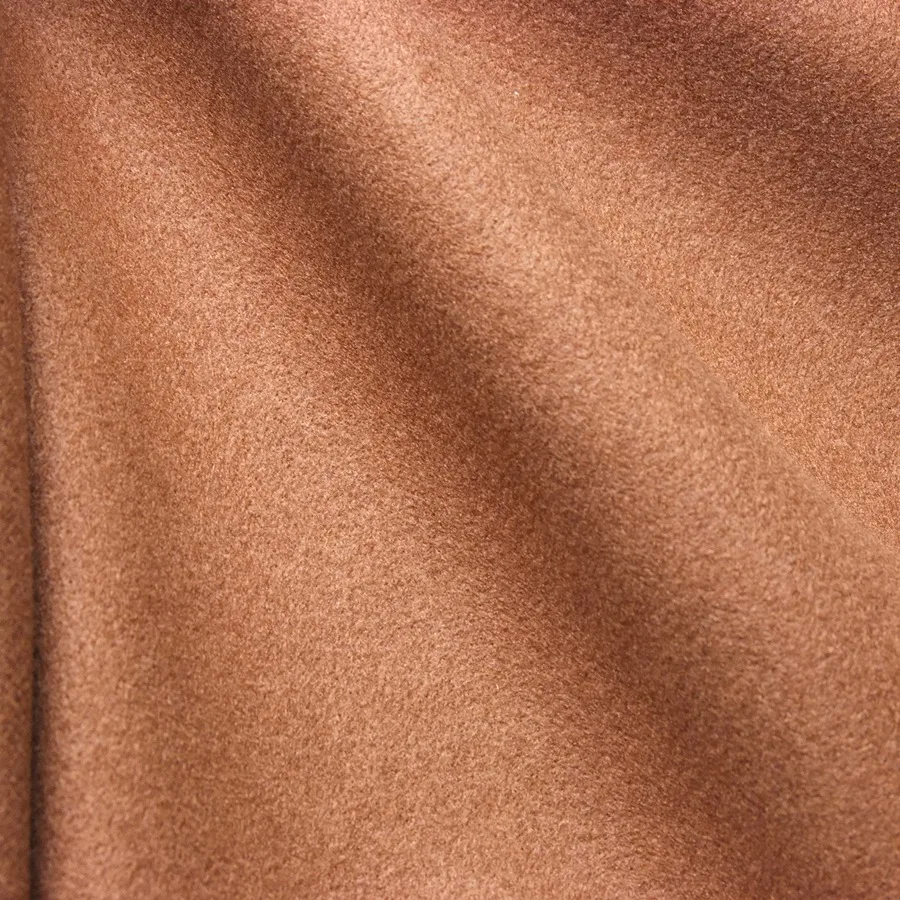 Tissu softshell doux marron (4)