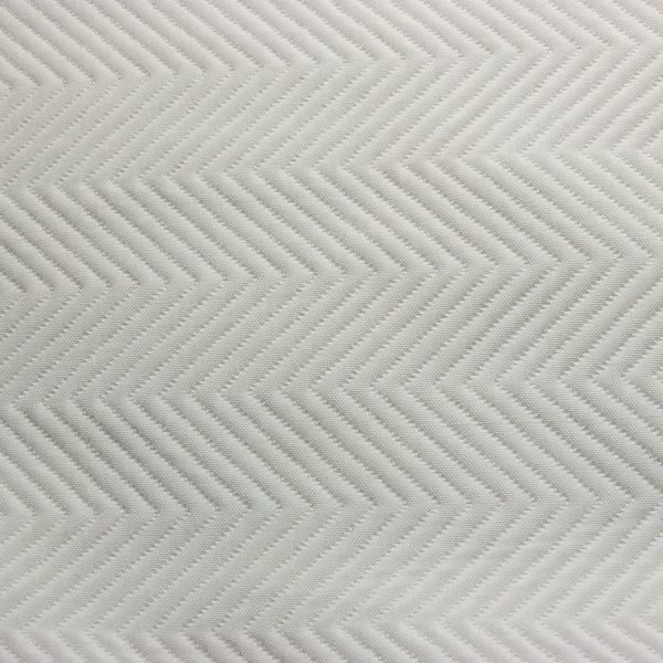 Tissu épais matelassé courbe - Largeur 310 centimètres - Écru (1)