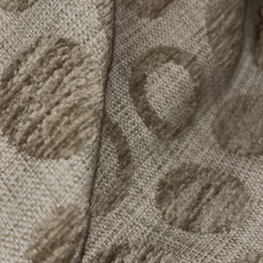 Tissu coton gris à pois en velours anthracite (5) Tissu coton gris à pois en velours anthracite (5)