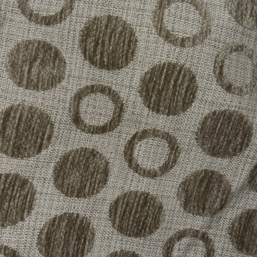 Tissu coton gris à pois en velours anthracite (1) Tissu coton gris à pois en velours anthracite (1)