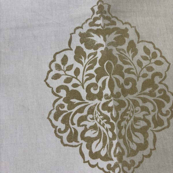 Tissu coton imprimé arabesque pour ameublement (1)