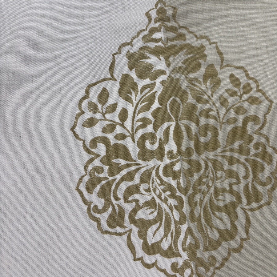 Tissu coton imprimé arabesque pour ameublement (1) Tissu coton imprimé arabesque pour ameublement (1)