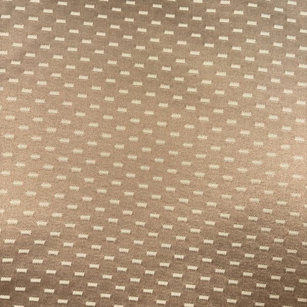 Tissu coton piqué beige de petits pointillés - Largeur 280 centimètres (1)