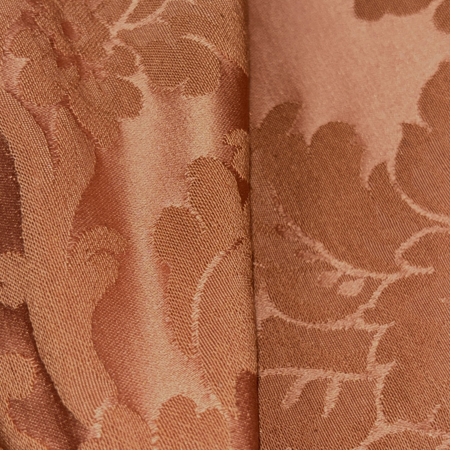 Tissu coton saumon imprimé baroque (4) Tissu coton saumon imprimé baroque (4)
