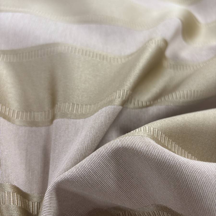 Tissu coton tissés à rayure doré et beige - Largeur 280 centimètres (4) Tissu coton tissés à rayure doré et beige - Largeur 280 centimètres (4)