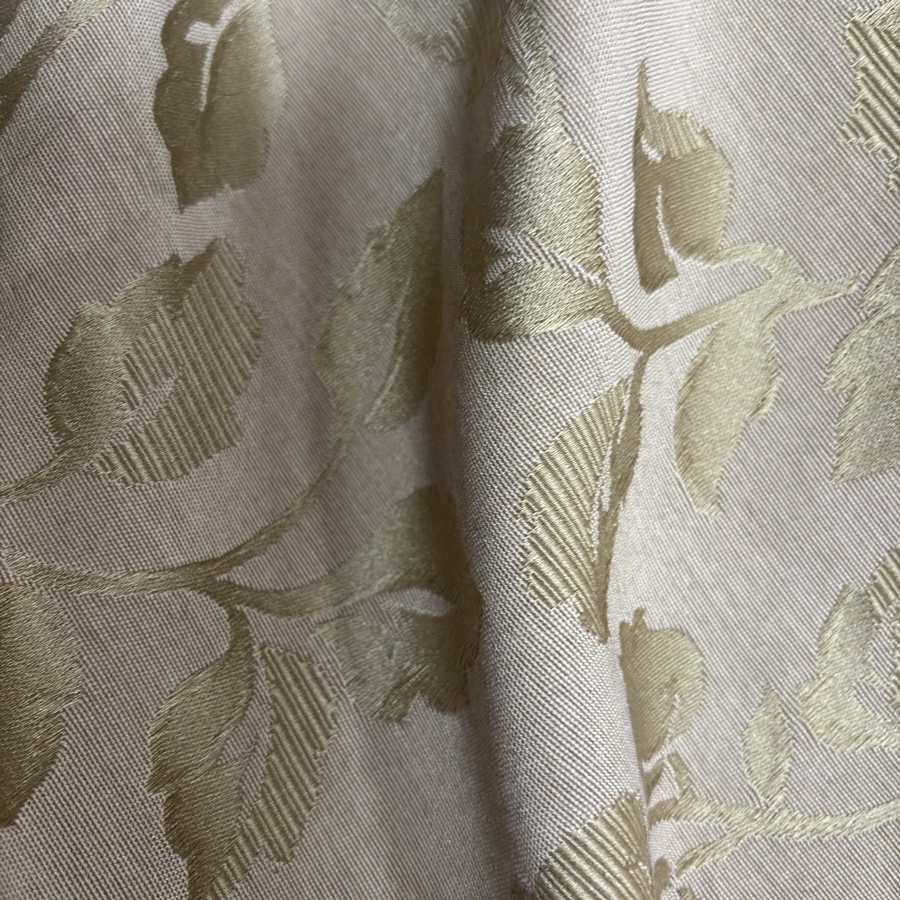 Tissu coton tissés fleuri doré - Largeur 280 centimètres (2) Tissu coton tissés fleuri doré - Largeur 280 centimètres (2)