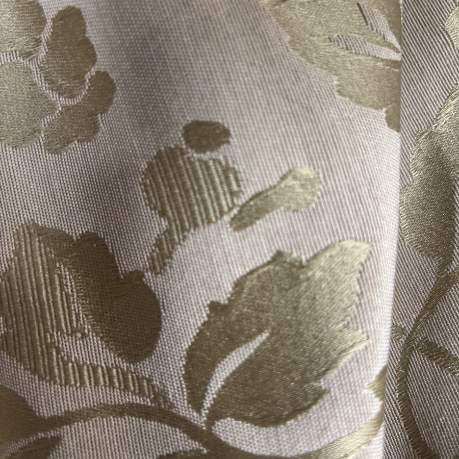 Tissu coton tissés fleuri doré - Largeur 280 centimètres (4) Tissu coton tissés fleuri doré - Largeur 280 centimètres (4)