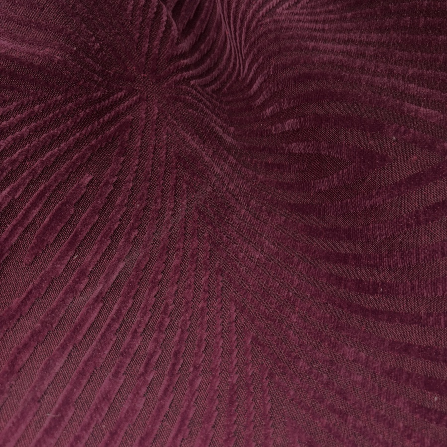 Tissu en coton violet et rayures de velours (2) Tissu en coton violet et rayures de velours (2)
