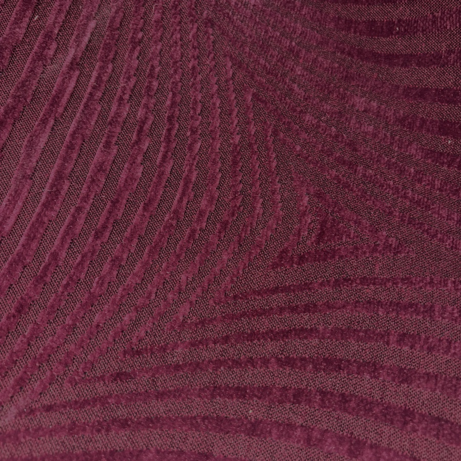 Tissu en coton violet et rayures de velours (1) Tissu en coton violet et rayures de velours (1)
