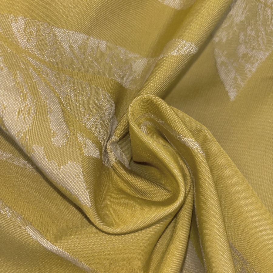 Tissu jacquard vert fleuri pour ameublement (3) Tissu jacquard vert fleuri pour ameublement (3)
