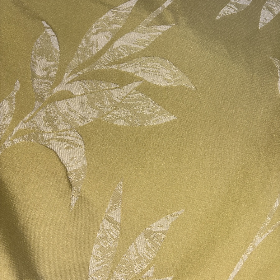 Tissu jacquard vert fleuri pour ameublement (1) Tissu jacquard vert fleuri pour ameublement (1)