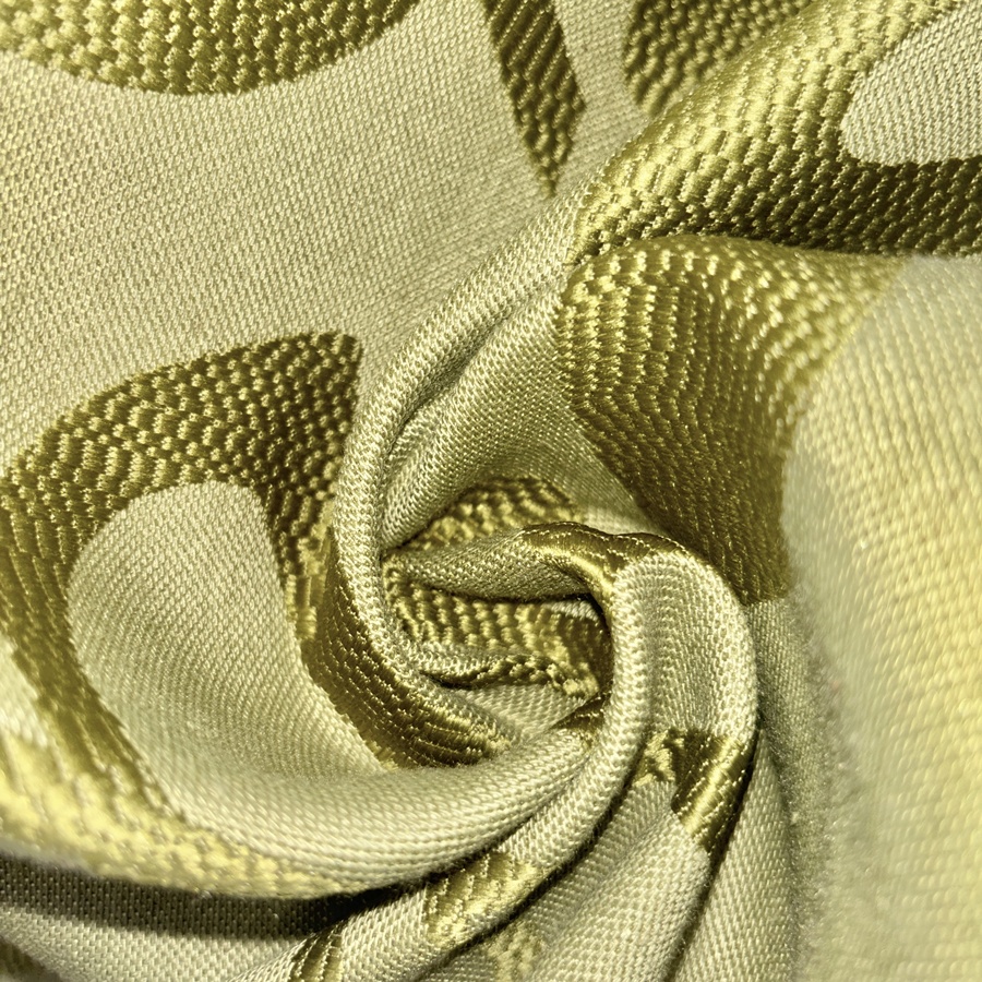 Tissu polyester vert à motif fleuri pour ameublement (4) Tissu polyester vert à motif fleuri pour ameublement (4)