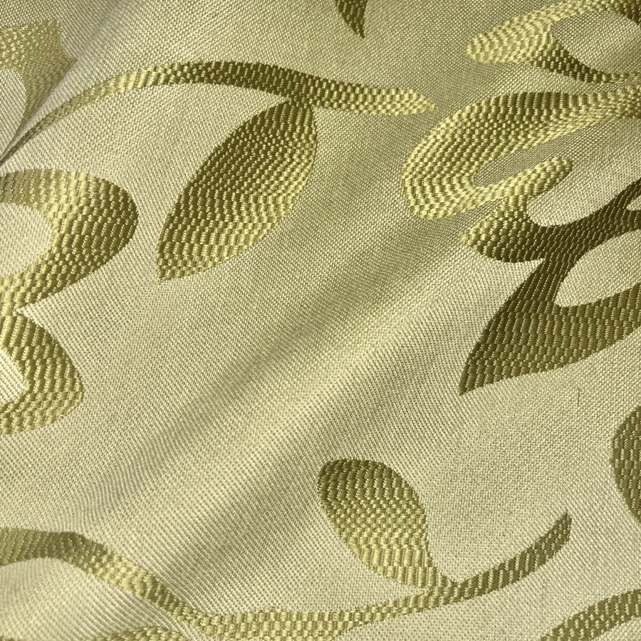 Tissu polyester vert à motif fleuri pour ameublement (1) Tissu polyester vert à motif fleuri pour ameublement (1)