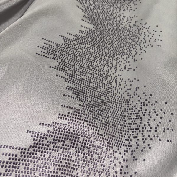 Tissu satin à carré dégradé - Largeur 280 centimètres (1)