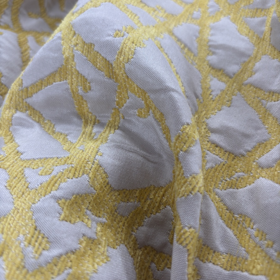 Tissu taffetas de velours jaune - Largeur 280 centimètres (4) Tissu taffetas de velours jaune - Largeur 280 centimètres (4)