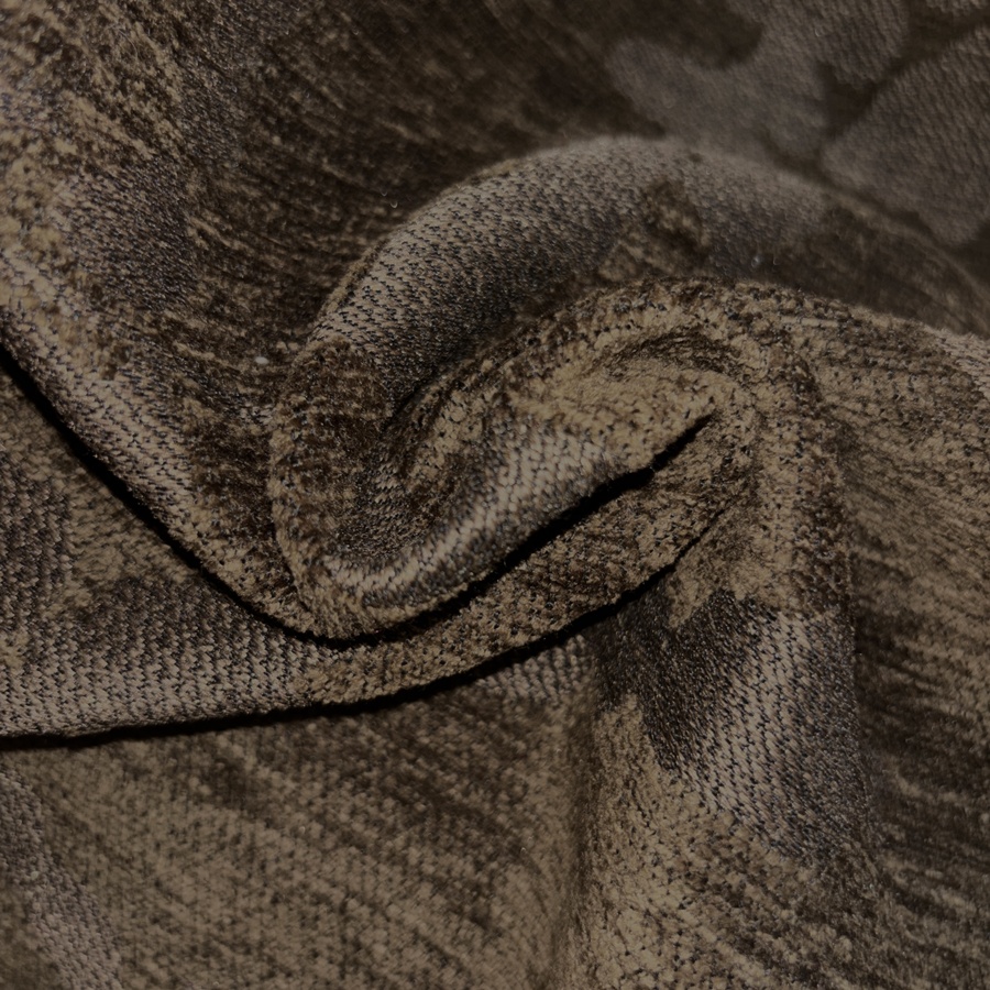Tissu tapisserie Jacquard de velours chenillé design taupe (3) Tissu tapisserie Jacquard de velours chenillé design taupe (3)