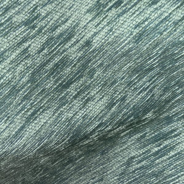Tissu tapisserie Jacquard de velours chenillé vert - Largeur 280 centimètres (1)