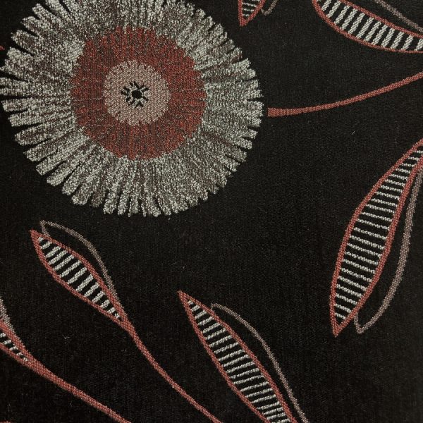 Tissu tapisserie Jacquard de velours fleuri (1)