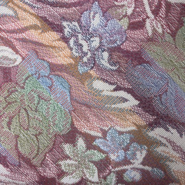 Tissu tapisserie Jacquard tissé fleurs (1)