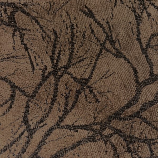 Tissu velours chenillé de coton automne pour ameublement (1)