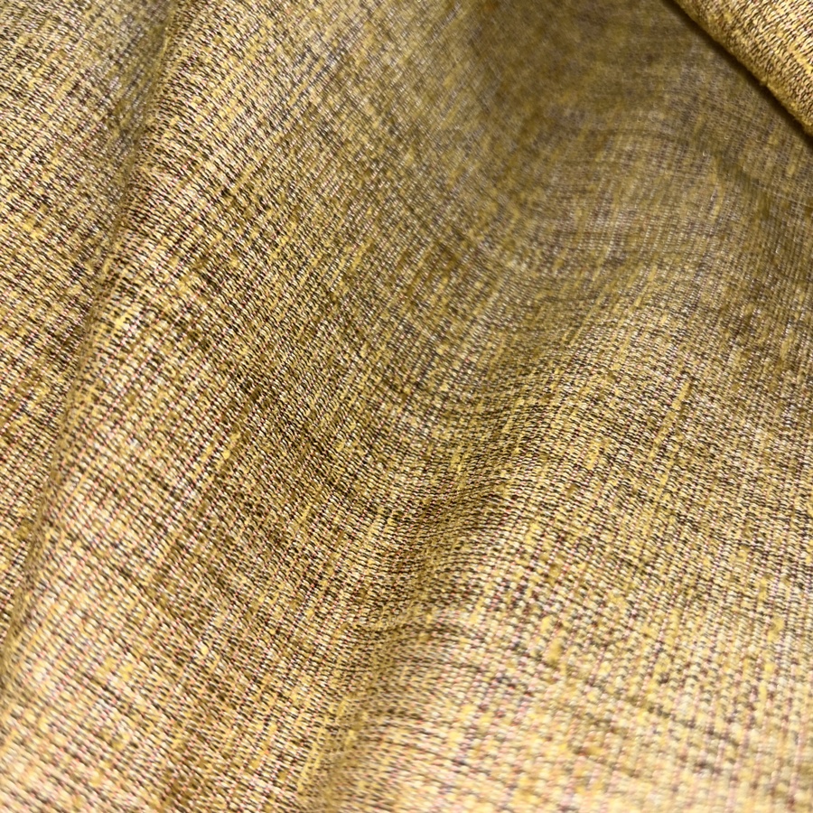 Tissu velours de coton chenillé souple jaune - Largeur 280 centimètres (5) Tissu velours de coton chenillé souple jaune - Largeur 280 centimètres (5)