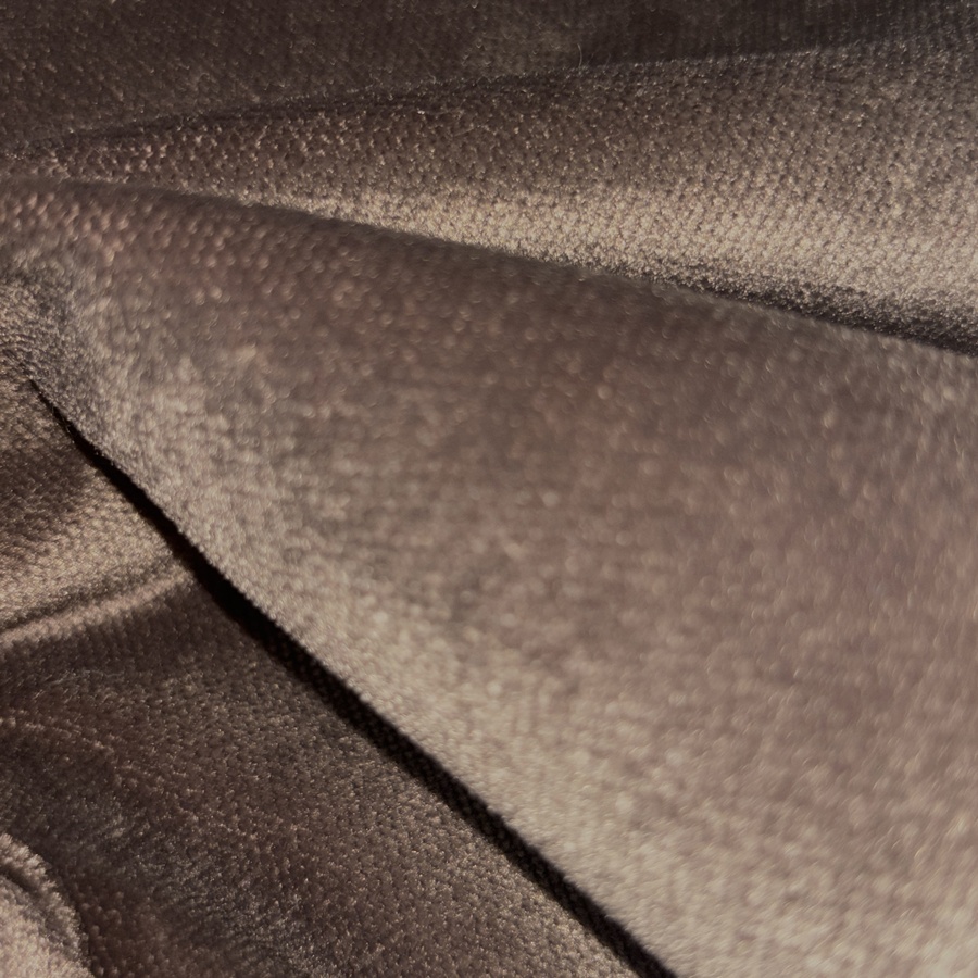 Tissu velours ras marron pour ameublement (3) Tissu velours ras marron pour ameublement (3)
