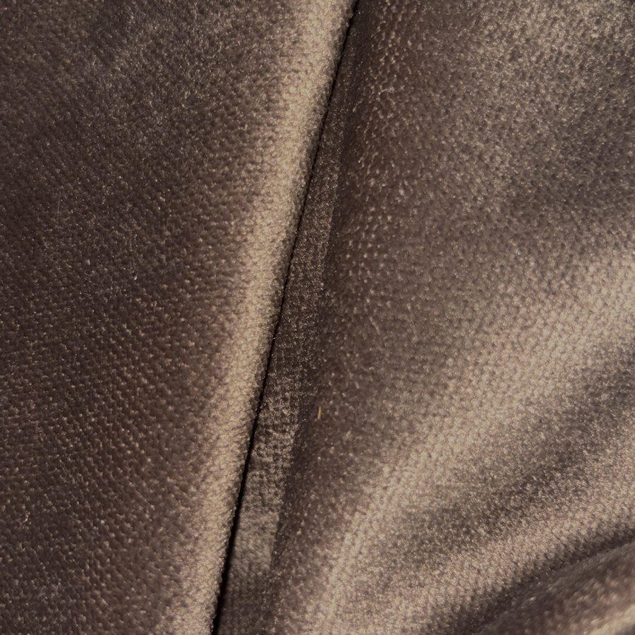 Tissu velours ras marron pour ameublement (4) Tissu velours ras marron pour ameublement (4)