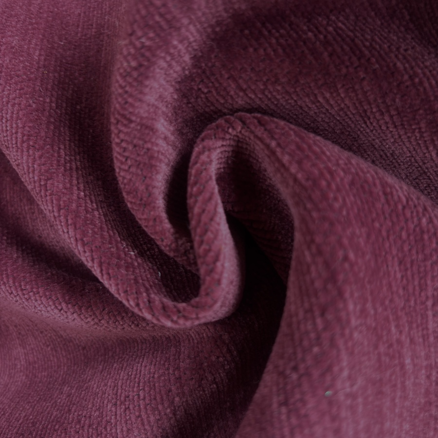 Tissu velours ras prune pour ameublement (3) Tissu velours ras prune pour ameublement (3)