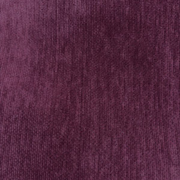 Tissu velours ras prune pour ameublement (1)
