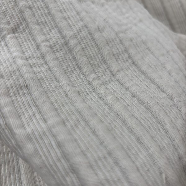 Toile de coton surpiquée écrue - Largeur 280 centimètres (1)