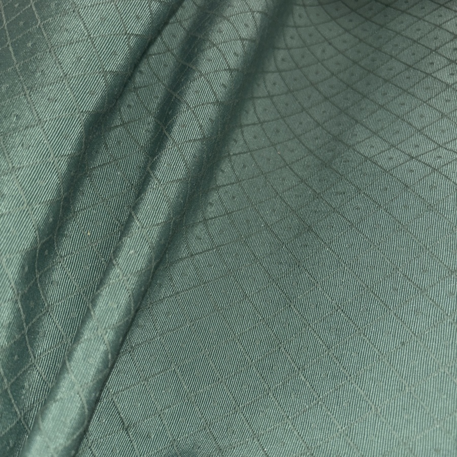 Toile de polyester réversible à carreaux vert sauge - Largeur 280 centimètres (5) Toile de polyester réversible à carreaux vert sauge - Largeur 280 centimètres (5)
