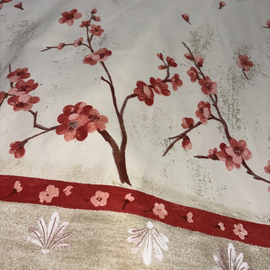 Tissu coton imprimé automne japonais - Largeur 280 centimètres (2) Tissu coton imprimé automne japonais - Largeur 280 centimètres (2)