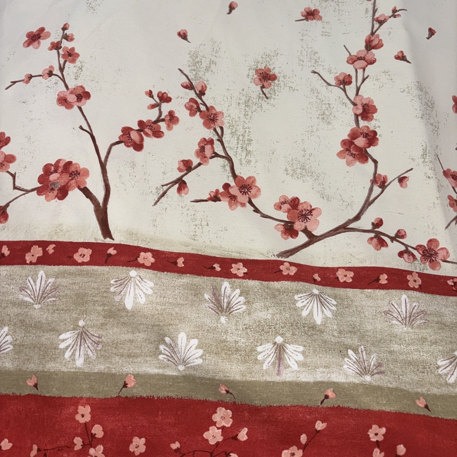 Tissu coton imprimé automne japonais - Largeur 280 centimètres (1) Tissu coton imprimé automne japonais - Largeur 280 centimètres (1)