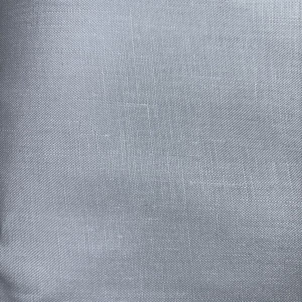 Tissu coton lin fin uni bleu ciel (1)