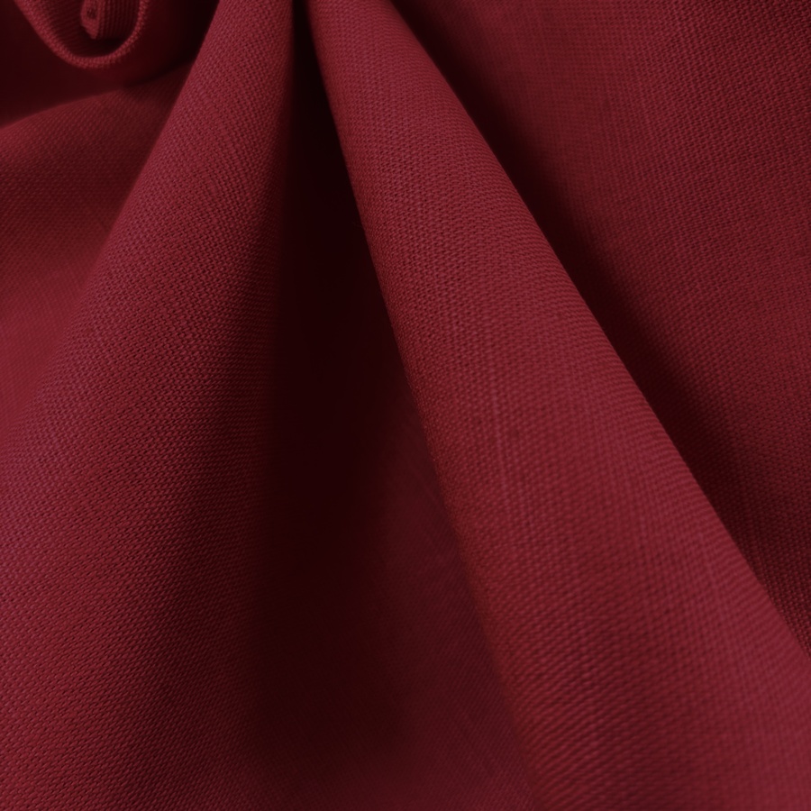 Tissu coton lin uni rouge (3) Tissu coton lin uni rouge (3)