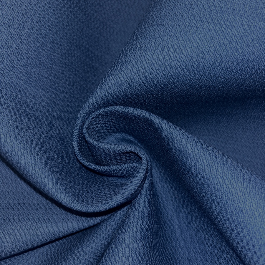 Tissu coton lourd bleu style ottoman pour ameublement (3) Tissu coton lourd bleu style ottoman pour ameublement (3)