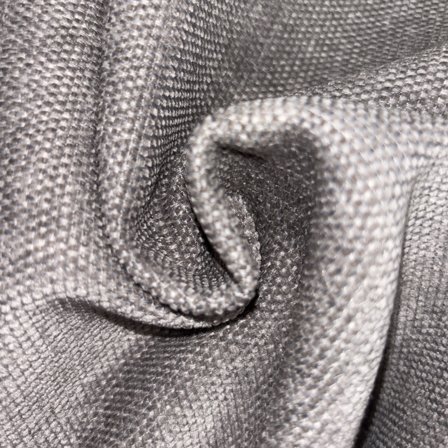 Tissu doux spécial ameublement gris clair - Martindale 100 000 tours (2) Tissu doux spécial ameublement gris clair - Martindale 100 000 tours (2)