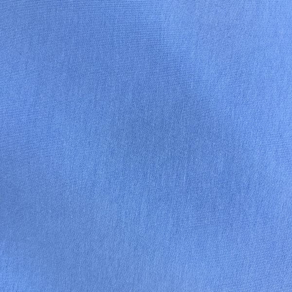 Tissu jersey de coton uni bleu (1)