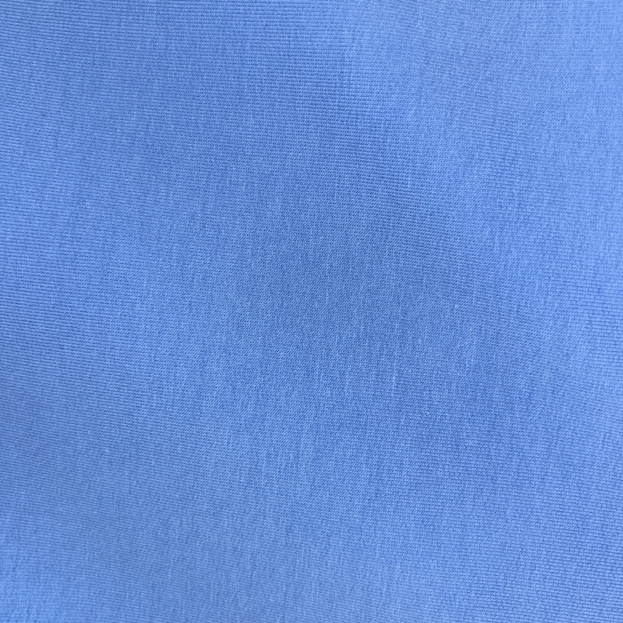 Tissu jersey de coton uni bleu (1) Tissu jersey de coton uni bleu (1)