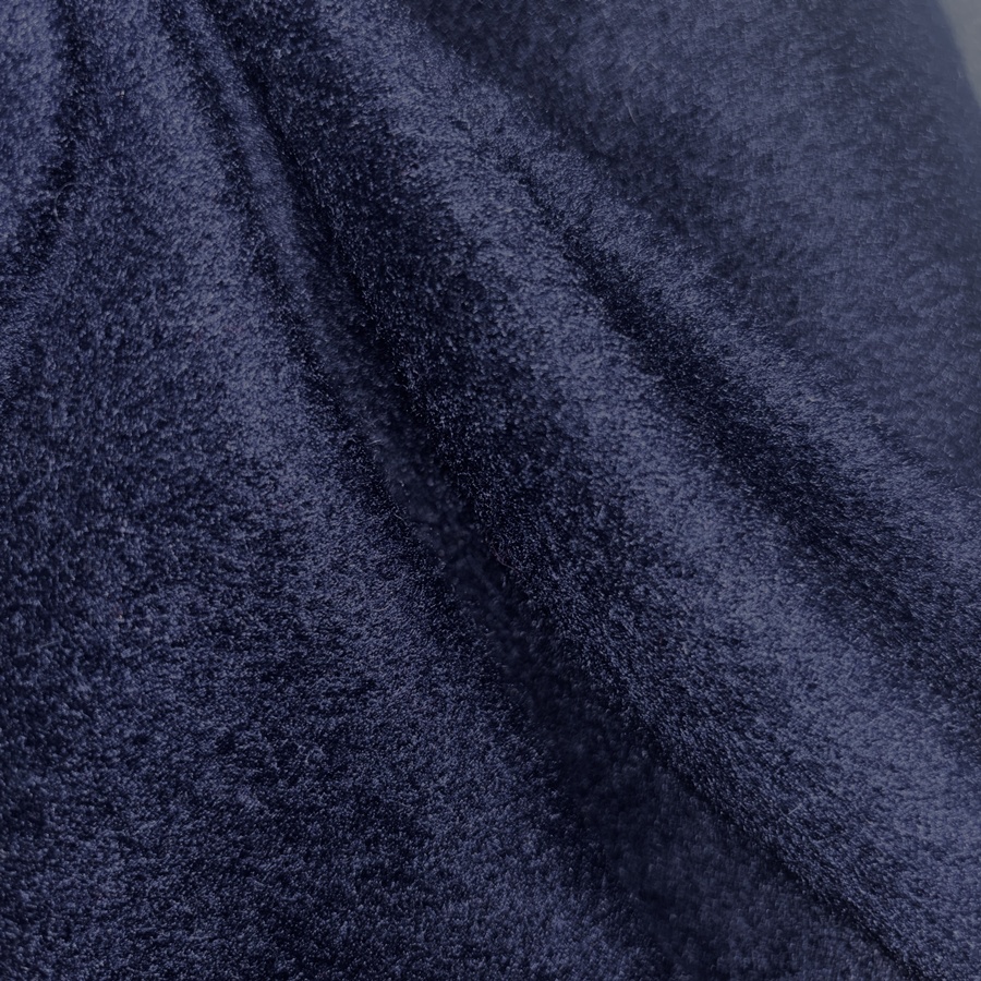 Tissu polyester poilu effet laine vison bleu (3) Tissu polyester poilu effet laine vison bleu (3)